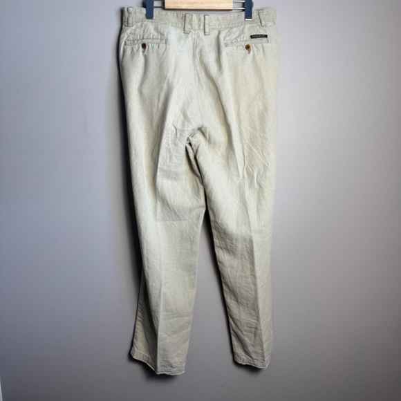 Of The Earth Hemp Men's 100% HEMP Casual Dress Pant Greenish-Beige‎ 36 Pleated - Picture 7 of 16